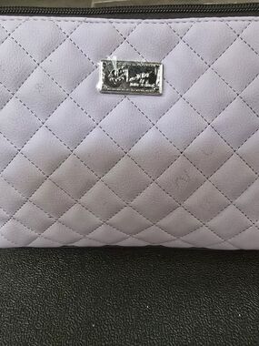 Betsey Johnson Quilted Lilac Crossbody Clutch - Women's Bag